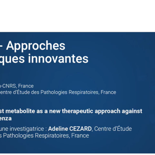 Young Researcher Adeline Cezard Presents New Anti-Influenza Therapeutic Approaches at ARNS-MIE 2026