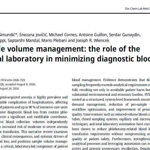 New Article in CCLM