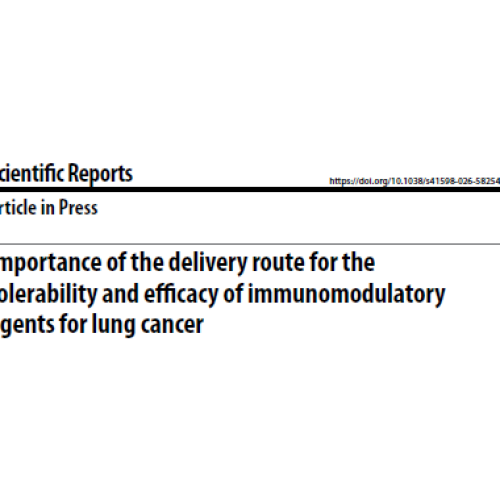 New publication in Scientific Reports